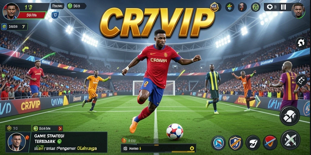 Tangkapan layar dari gameplay CR7VIP yang penuh aksi strategi.