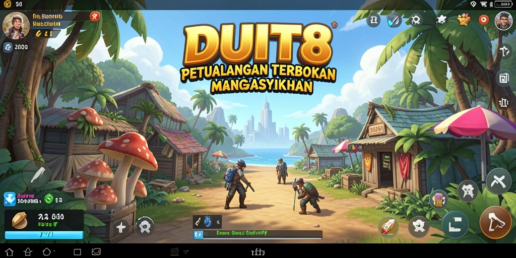 Gameplay dinamis dalam dunia terbuka DUIT8.