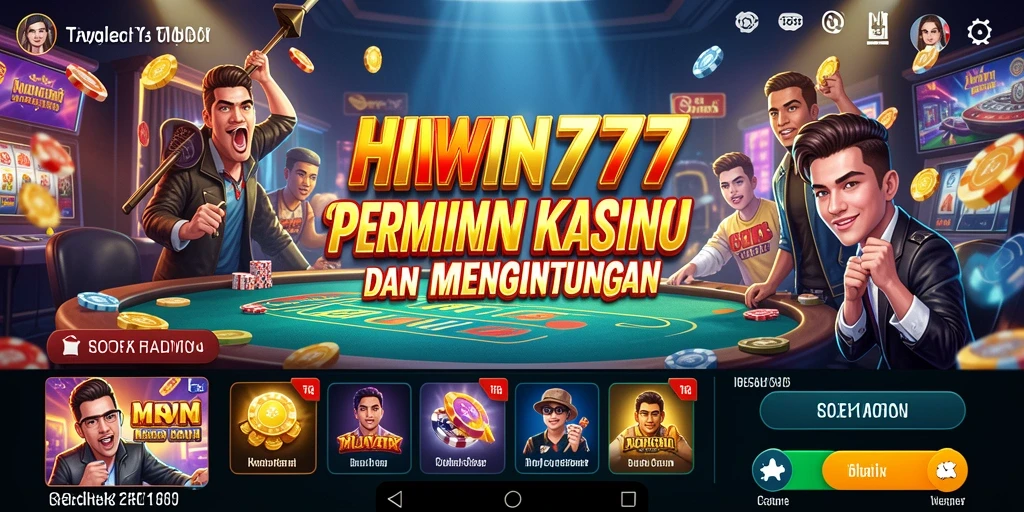 Tampilan gameplay HIWIN777 yang menarik dan penuh aksi.