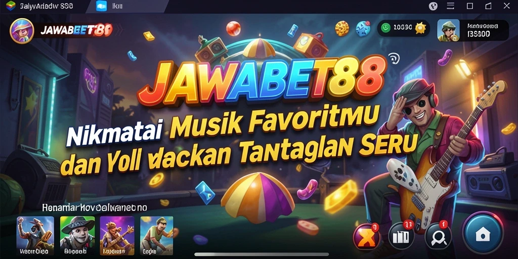 Tampilan gameplay JAWABET88 yang seru dan penuh warna.