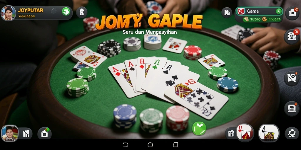 Tampilan gameplay JOYPUTAR yang menarik dan interaktif.