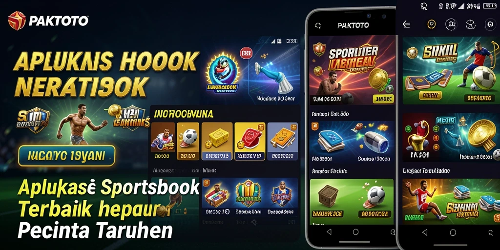 Gameplay PAKTOTO menampilkan antarmuka taruhan olahraga yang menarik.
