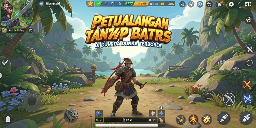 Tangkapan layar gameplay menunjukkan eksplorasi luas di dunia Open World.