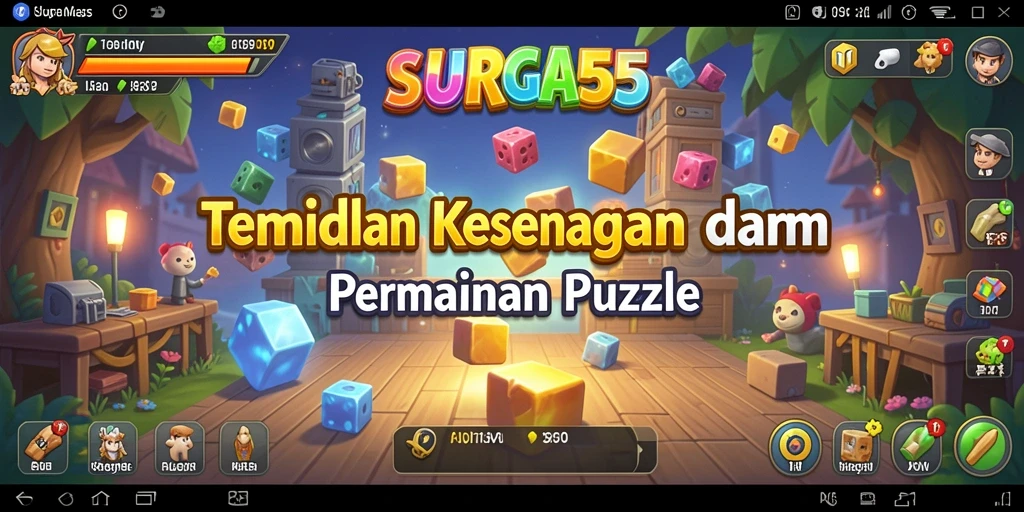 Gameplay SERU dari SURGA55 dengan puzzle menantang.