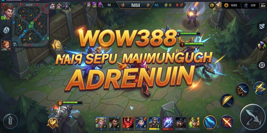 Tampilan gameplay menegangkan dan penuh strategi dalam WOW388.